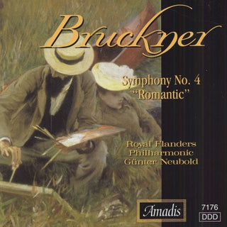 the album cover for R. Liebermann - Symphony 4: Romantic