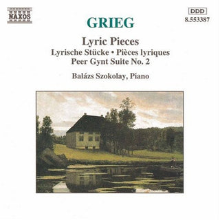 the album cover for ROMANTIC PIANO FAVOURITES - Lyric Pieces & Peer Gynt Suite No. 2