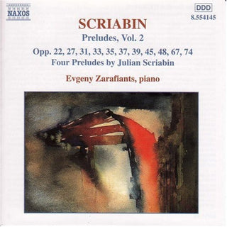 the album cover for A. SCRIABIN - Preludes 2
