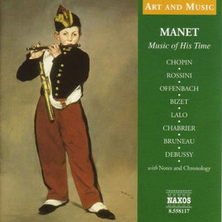 the album cover for Idil Biret - Manet: Music of His Time / Various