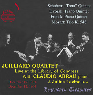 the album cover for Claudio Arrau - Live at the Library of Congress 1