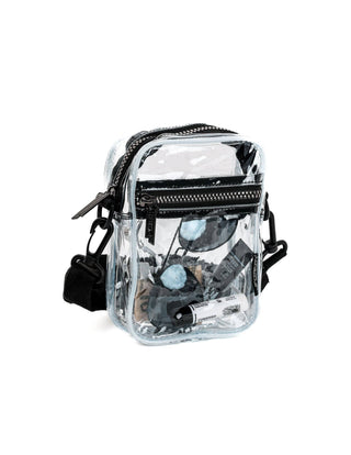 Fydelity Small Crossbody Shoulder Bag | Stadium Ready Clear