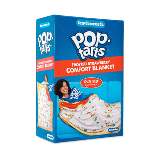 Pop-Tarts™ Cozy Concepts Co. Throw Blanket – Frosted Strawberry Plush Blanket