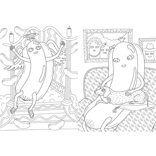 Ultimate Hot Dog Coloring and Activity Book