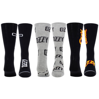 Ozzy Osbourne Gift Box 3 Pack Crew Socks (One Size)