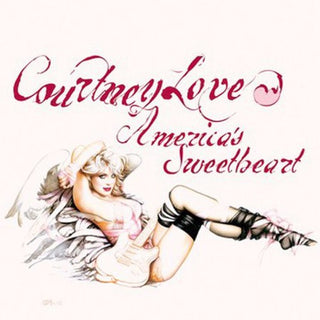 the album cover for Courtney Love - America's Sweetheart