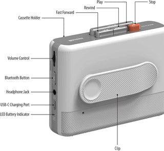 Maxell MXCP-P100 Bluetooth Wireless Cassette Player