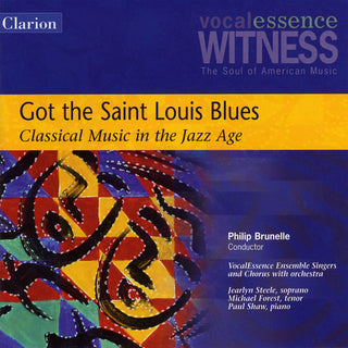 the album cover for Vocalessence - Got the Saint Louis Blues: Classical Music in Jazz