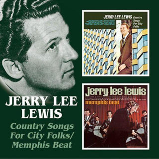 the album cover for Jerry Lee Lewis - Country Songs For City Folk/Memphis Beat [Import]