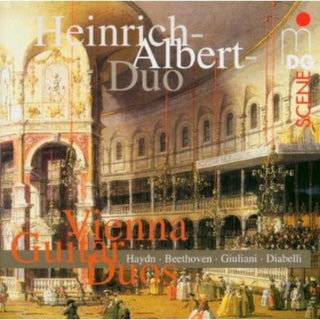 the album cover for Heinrich Albert Duo - Vienna Guitar Duos: Music Arranged & Composed for