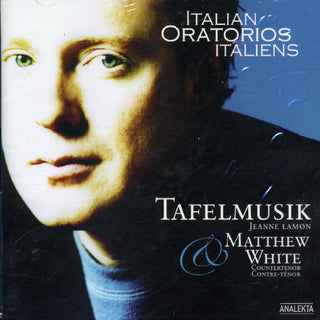 the album cover for Matthew White - Italian Oratorios