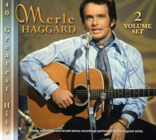 the album cover for Merle Haggard - 40 Greatest Hits