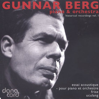 the album cover for Gunnar Berg - Piano & Orchestra