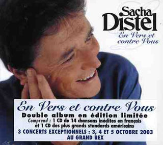 the album cover for Sacha Distel - En Vers Et Contre Vous [Import]