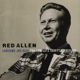 the album cover for Red Allen - Lonesome & Blue