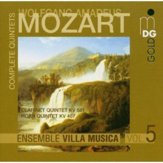 the album cover for W.A. Mozart - Complete Quintets 5 K 581 & K 407