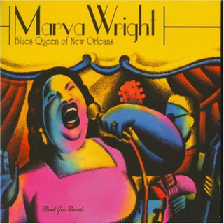 the album cover for Marva Wright - Blues Queen of New Orleans