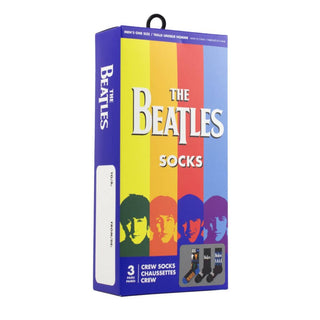 The Beatles Gift Box 3 Pack Crew Socks (One Size)