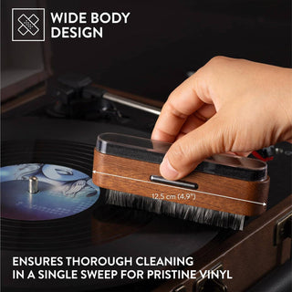 Big Fudge 2-in-1 Wooden Record Cleaning Brush