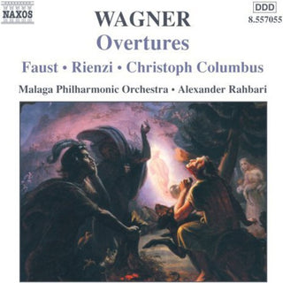 the album cover for Alexander Rahbari - Overtures