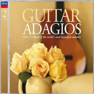 the album cover for Various Artists - Guitar Adagios / Various