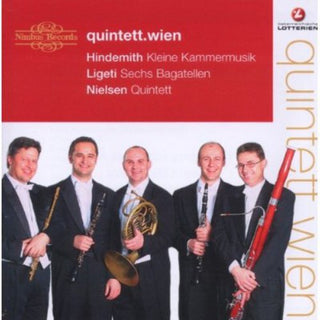 the album cover for Quintett Wien - 20th Century Wind Quintets