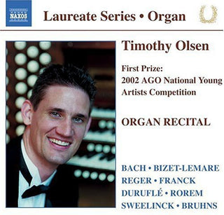 the album cover for Timothy Olsen - Organ Recital