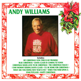 the album cover for Andy Williams - I Still Believe In Santa Claus