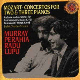the album cover for Murray Perahia - Piano Concertos For Two & Three Pianos [Remastered]