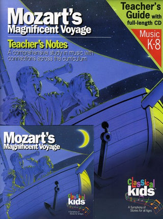 the album cover for W.A. Mozart - Mozart's Magnificent Voyage