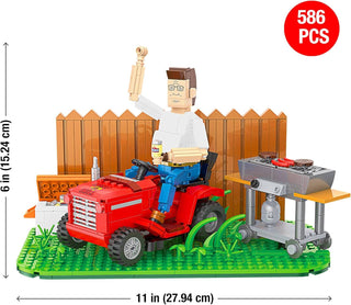 King of The Hill Hank Hill’s Backyard Building Block Set