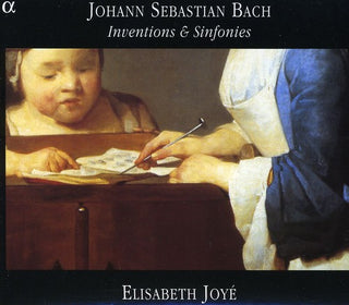 the album cover for Elisabeth Joye - Inventions & Sinfonias for Keyboard