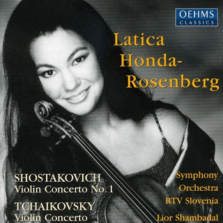 the album cover for SHOSTAKOVICH/TCHAIKOVSKY - Violin Concertos