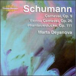 the album cover for Marta Deyanova - Carnaval Op.9 / Vienna Op.26.