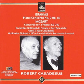 the album cover for J. BRAHMS - Concerto No 2 for Piano & Orchestra
