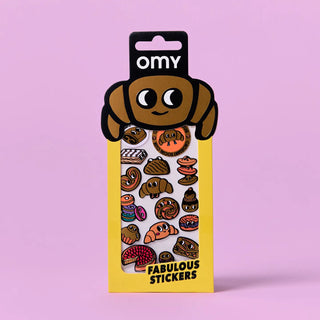 OMY Iconic Crossaint Stickers