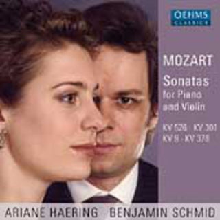 the album cover for W.A. Mozart - Violin Stas K.625: Stas 301,309 & 387