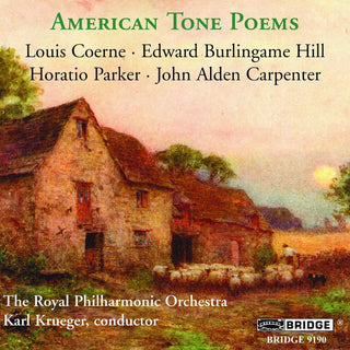 the album cover for Karl Krueger - American Tone Poems