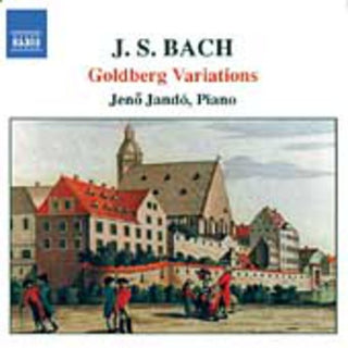 the album cover for JenÅ‘ JandÃ³ - Goldberg Variations