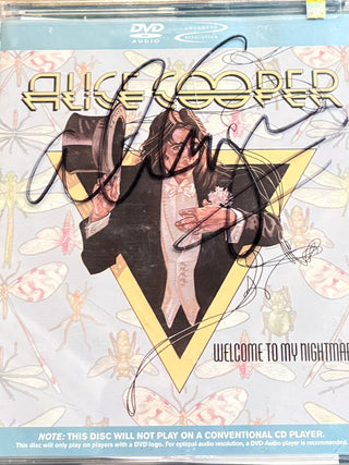 Alice Cooper- Welcome To My Nightmare (Signed Cover) (DVD Audio)