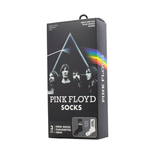 Pink Floyd Gift Box 3 Pack Crew Socks (One Size)