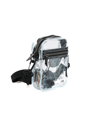 Fydelity Small Crossbody Shoulder Bag | Stadium Ready Clear