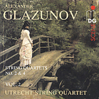 the album cover for A. GLAZUNOV - Complete String Quartets 2