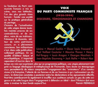 the album cover for Various Artists - Great Voices of French Communism