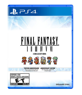 Final Fantasy I-VI Pixel Remaster Collection Anniversary Edition- PS4