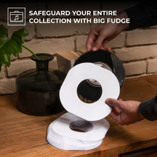 Big Fudge 7" Vinyl Paper Inner Sleeves (50 Pack)