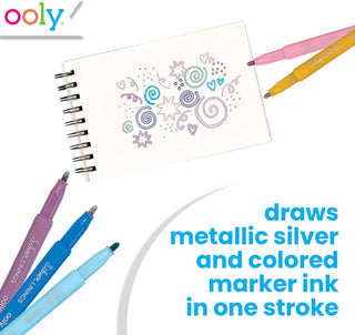 Ooly Silver Linings Colorful Outline Markers