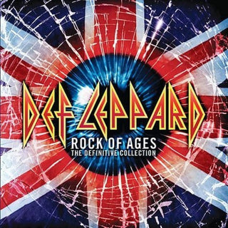 the album cover for Def Leppard - Rock Of Ages: The Definitive Collection [2 CD]