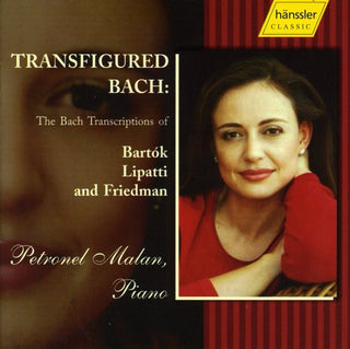the album cover for Petronel Malan - Transfigured Bach