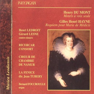 the album cover for Du Mont/Hayne - Motets / Requiem for Marie de Medici